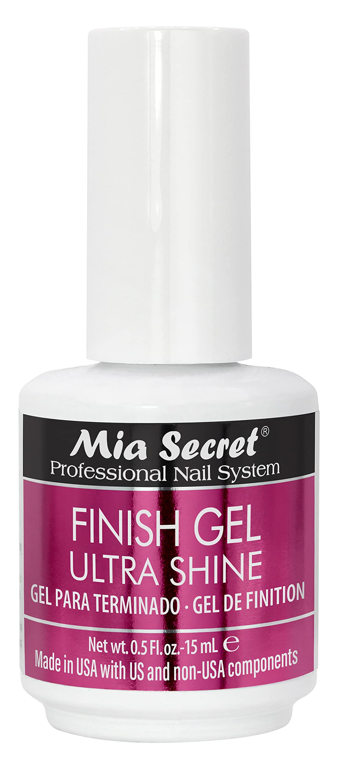 Mia Secret Finish Gel Ultra Shine 0.5oz
